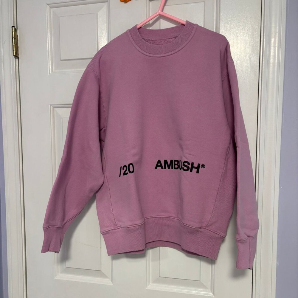 AMBUSH crewneck sweatshirt - pastel pink